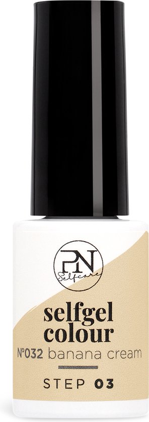 PN Selfcare 'N32 Banana Cream' Gel Nagellak Geel - Vegan & Hema Vrij - 21 Dagen Effect - Gel Nagellak voor UV/LED Lamp - 6ml