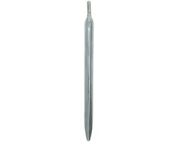 12x stuks grondpennen/tentharingen metaal met haak 30 cm - camping/kampeer accessoires van Benson — afbeelding 3