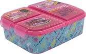 Barbie Boîte à pain 3 compartiments - 19,5 X 16,5 X 6,7 cm - Boîte à pain - Boîte à lunch