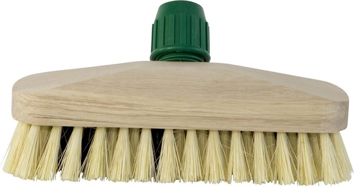 Goedkoopste Betra Schrobber fiber/anker - met steelhouder - hout - bezem - 6.5 x 23 cm