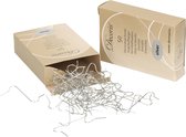 400x Crochets de suspension boules de Noël argentées - Boules de Noël suspendues - Crochets Boules de Noël de Noël
