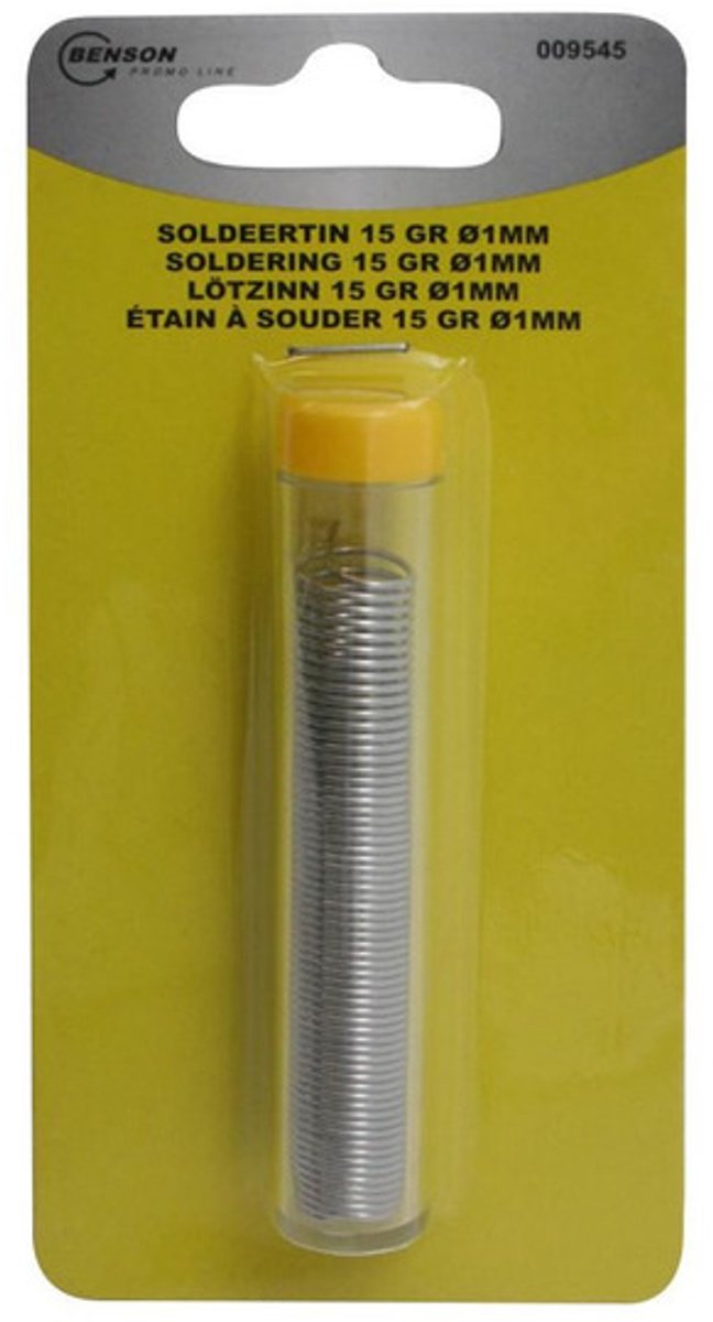 Soldeertin voor soldeerbout - 15 gram - 3 meter - 1 mm dik - solderen – foto 7