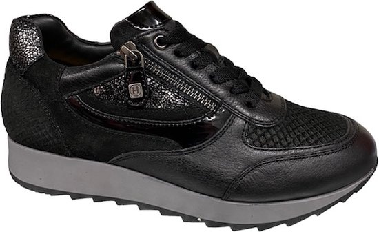 Helioform 250.016 404 Zwart-sneakers K leest-extra brede sneakers MT