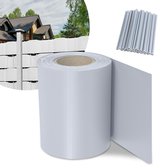 Privacy Scherm Set - Privacyschermen Met Clips - PVC Strip voor Dubbelstaafmatten pessimistisch 1x 50m x0,19 m