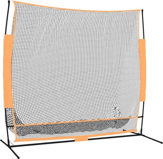 The Living Store Golfnet XXL - Golftrainingsnet - 48x60x216 cm - Duurzaam polyester - The Living Store