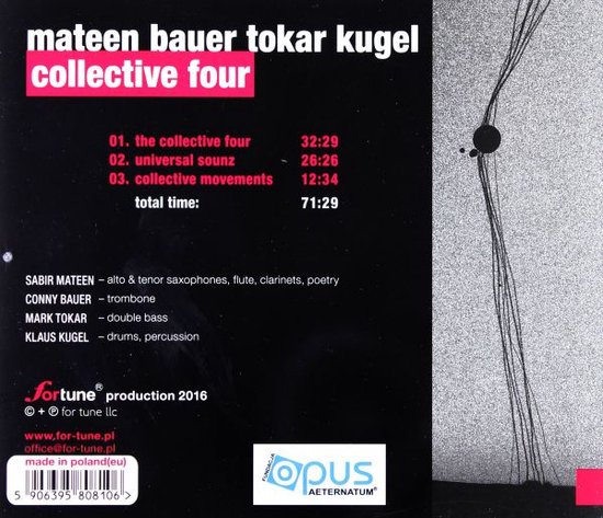 Bauer & Mateen & Tokar & Kugel: Collective Four [CD]