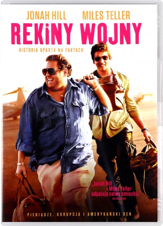 JONAH HILL en MILES TELLER lopen met tassen, "REKINY WOJNY"
