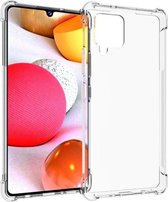Shop4 - Geschikt voor Samsung Galaxy A42 5G Hoesje - Zachte Back Case Drop Proof Transparant