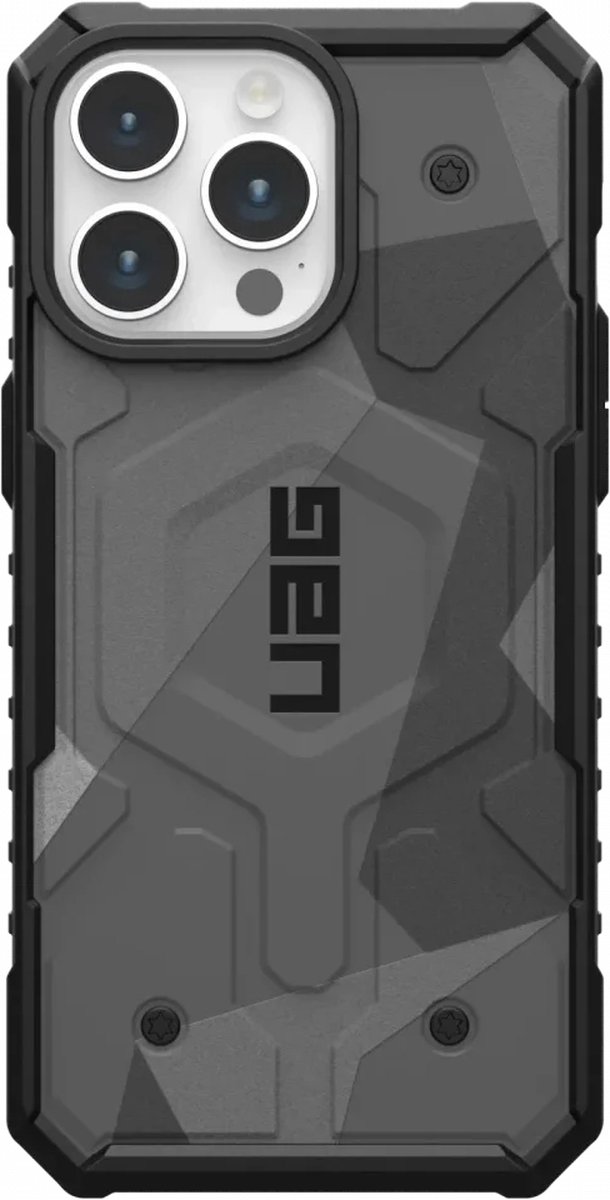 Geschikt voor Urban Armor Gear Apple iPhone 15 Pro Max Pathfinder Geschikt voor Mag Hoesje - Camo