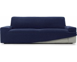 Bankhoes Marineblauw Niagara Sofaskins | Bankhoes 3 Zitsbanken 180 - 230 cm | Stretch Zetelhoes | Bank beschermer | Bankbeschermer voor Honden en Katten