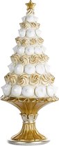 Goodwill - Candy Merinque Kerstboom - 25 cm - creme/goud