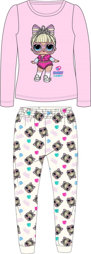L.O.L. surprise pyjama sweet candy katoen roze maat 128