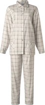 Cocodream Pyjama Femme Flanelle à Carreaux - Grijs - taille XL