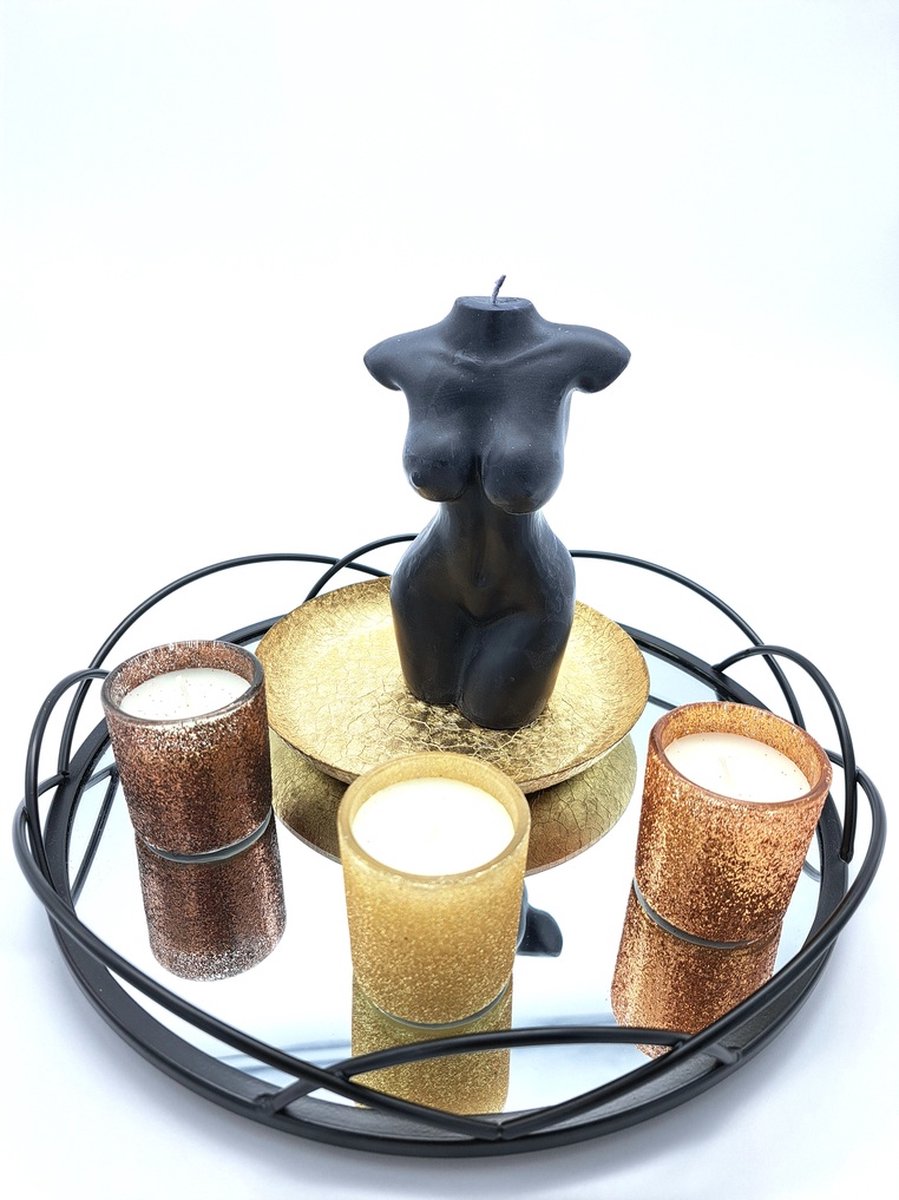 Kaarsen-Kaarsen set cadeau-lichaamskaars-Figuurkaars-cadeau vrouw, vriendin, collega