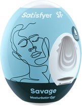 Satisfyer - Mini Masturbator Savage - Lichtblauw