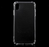 Shop4 - Geschikt voor iPhone Xs Max Hoesje - Zachte Back Case Drop Proof Transparant