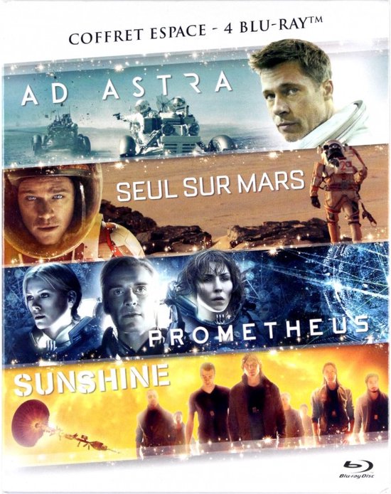 Sunshine / Prometheus / The Martian / Ad Astra (W stronę Słońca / Prometeusz / Marsjanin / Ad Astra) [BOX] [4xBlu-Ray]