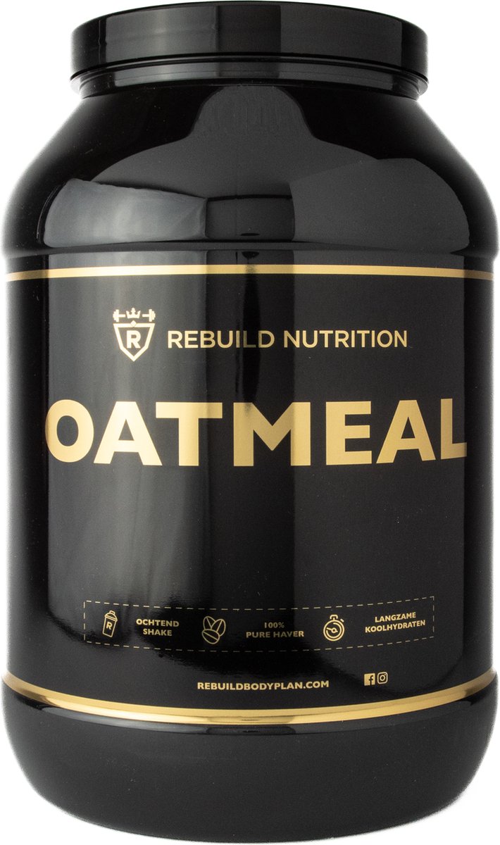 Goedkoopste Rebuild Nutrition Havermeel - Oatmeal - 2000 gr - Gezonde Havermeel voor Voeding en Energie