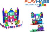Playmags - Ultieme 200-delige Magnetische Constructieset met Accessoires (150 Stuks + 50 Stuks) - Combopack