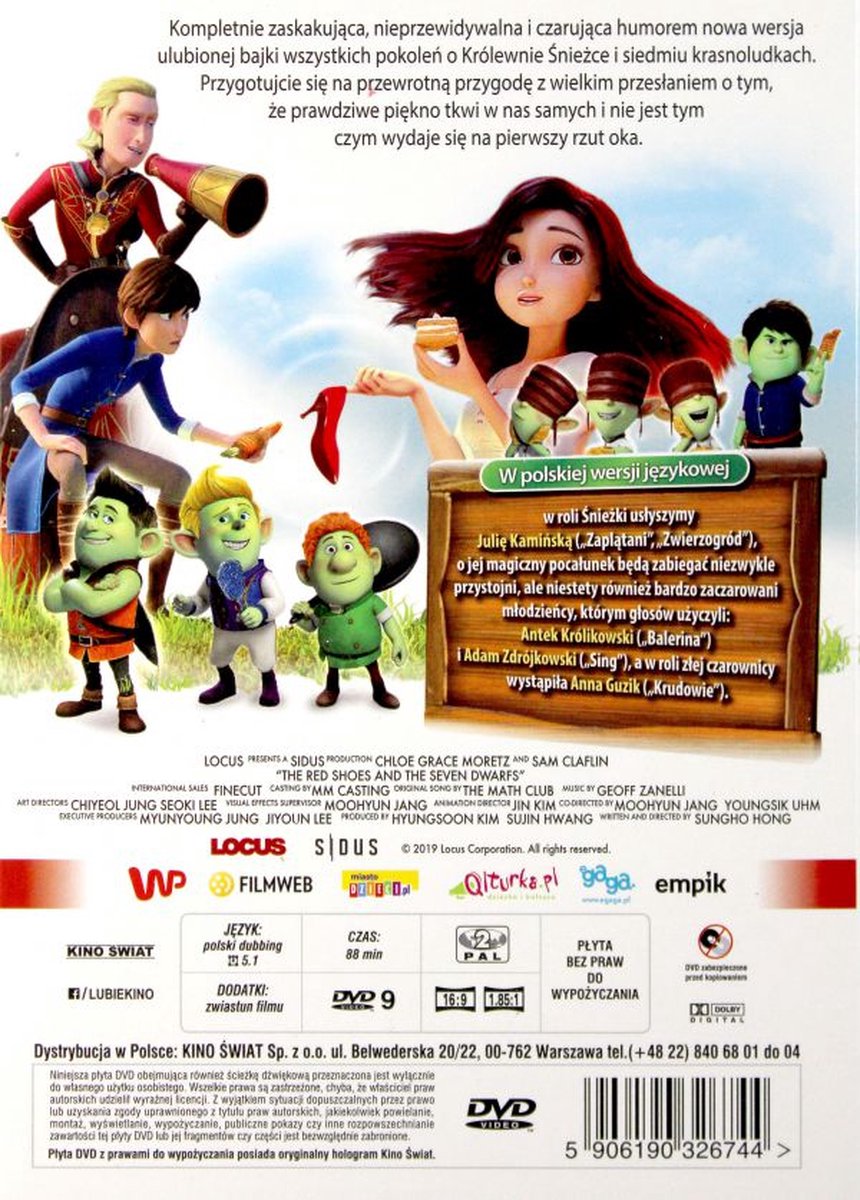 Blanche-Neige, les Souliers Rouges et les Nains [DVD] (DVD), Sam