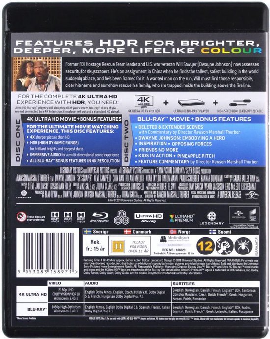 Skyscraper [Blu-Ray 4K]+[Blu-Ray]