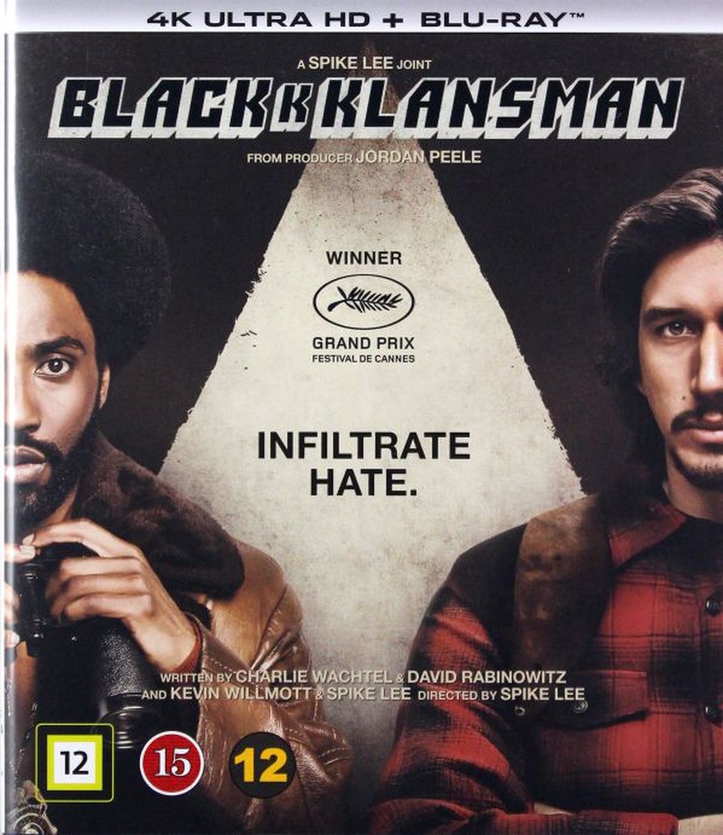 BlacKkKlansman [Blu-Ray 4K]+[Blu-Ray]-