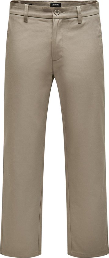 Only & Sons Pantalon Onsedge-ed Loose 0073 Pant Noos 22024468 Chincilla Taille Homme - W28