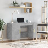 Bureau The Living Store - Pratique - Bureau - 140 x 50 x 75 cm - Wit