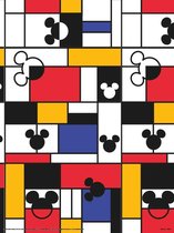 Mickey Mouse Abstract Art Print 30x40cm | Poster
