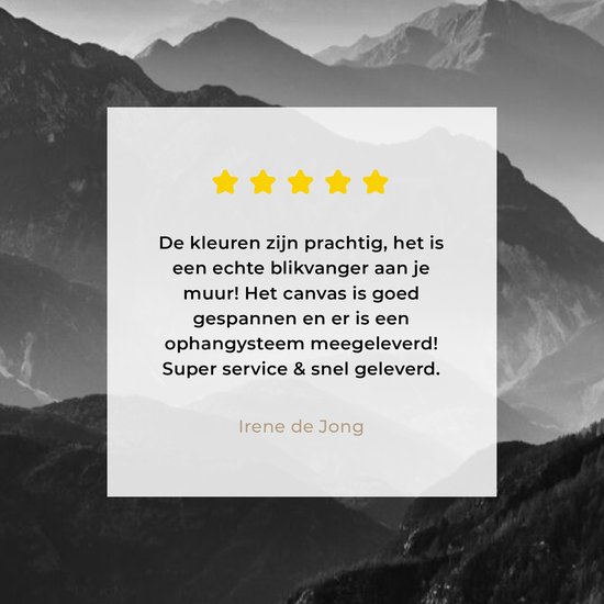 Canvas schilderij 90x140 cm - Wanddecoratie Bergen - Natuur - Mist - Muurdecoratie woonkamer - Slaapkamer decoratie - Kamer accessoires - Schilderijen