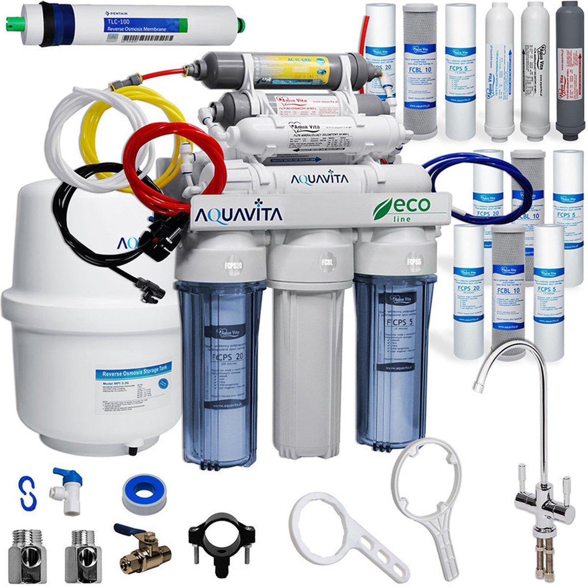 Waterfilter Omgekeerde osmose ionisatie restructurisatie