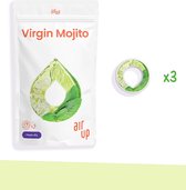 Dosettes Air Up Virgin Mojito - Comprenant 3 dosettes - 23 recharges - recharge - hydratant - Air up - eau parfumée - vegan - bio