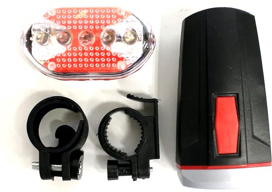 hbs BG-666 Fietslampenset - LED - Waterdicht en Batterijgevoed — afbeelding 4