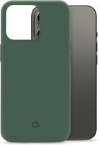 Mobilize Rubber Gelly Telefoonhoesje geschikt voor Apple iPhone 13 Pro Hoesje Flexibel TPU Backcover - Matt Green