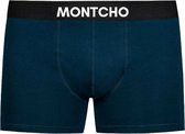 MONTCHO - Essence Series - Boxershort Heren - Onderbroeken heren - Boxershorts - Heren ondergoed - 1 Pack - Blauw - Heren - Maat XXL