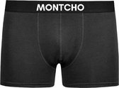 MONTCHO - Essence Series - Boxershort Heren - Onderbroeken heren - Boxershorts - Heren ondergoed - 1 Pack - Antraciet - Heren - Maat XL