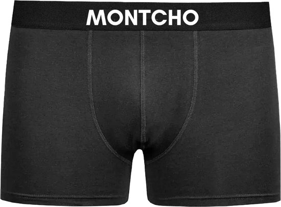 MONTCHO - Essence Series - Boxershort Heren - Onderbroeken heren - Boxershorts - Heren ondergoed - 1 Pack - Antraciet - Heren - Maat XL
