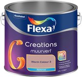 Flexa Creations - Muurverf Zijdemat - Warm Colour 3 - 2.5L