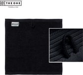 The One Towelling® Classic serviette d'invité 30 x 30 cm, 450 gr/m² Noir, 100% coton doux, T1-30x30
