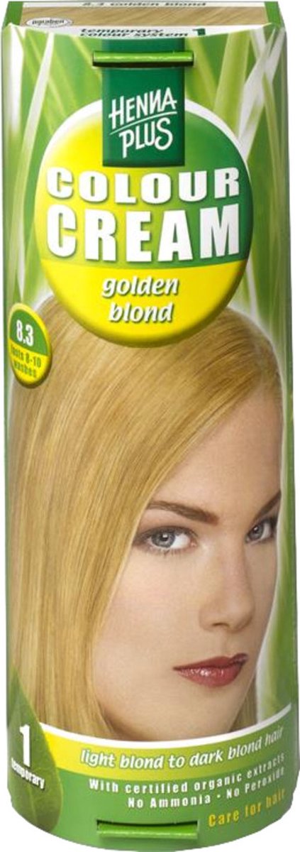 Hennaplus Colour Cream 8.3 Golden Blond 60ML