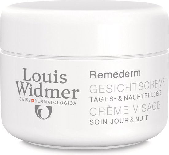 Louis Widmer Dagcrème Remederm Face Cream Zonder Parfum 50ml | bol
