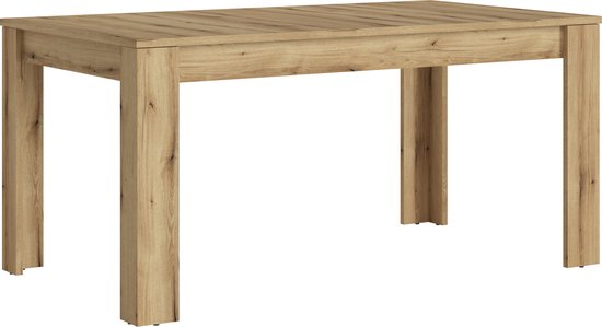 VERO T04 Table, table extensible 160 / 200 x 90 cm, table à manger, marron