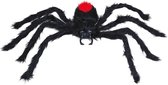 Fiestas Horreur spider grande - Décoration Halloween - noir - 60 cm - Accessoires thème effrayant