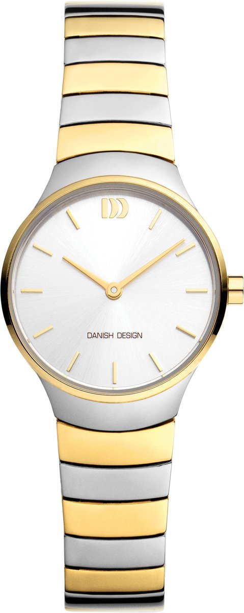 Danish Design horloge met stalen band, Jolie bicolor-zilver