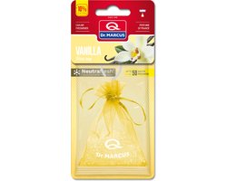 Dr. Marcus Vanilla Fresh bag luchtverfrisser met neutrafresh technologie - Geurhanger - Tot 50 dagen geurverspreiding - 20 Gram