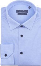 Ledub - Overhemd Tricot Lichtblauw - Heren - Maat 39 - Modern-fit
