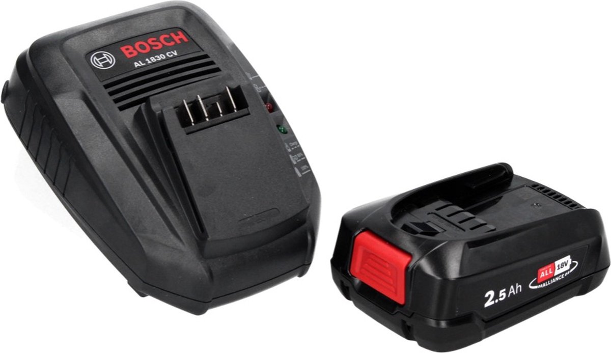 Buy Bosch Home and Garden Battery Set Starter Set 18 V 1600A011LD Tool  battery and charger 18 V 2.5 Ah Li-ion