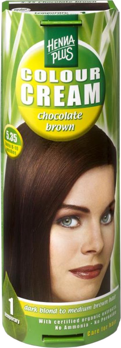 Hennaplus Colour Cream 5.35 Chocolate Brown 60ML