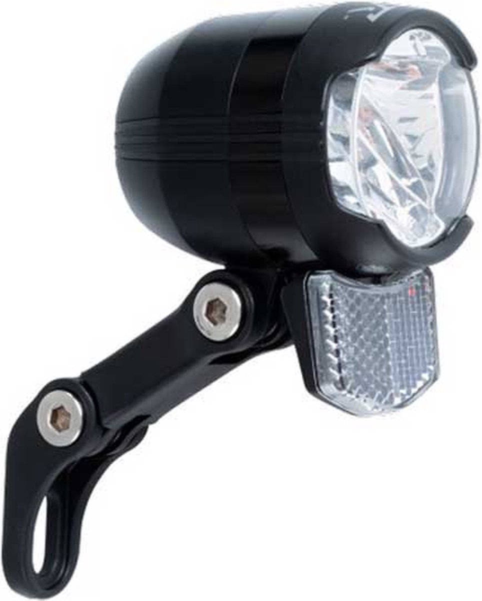 RFR E-Bike Voorlicht - Koplamp - E 80 BES3 - 80 Lux - Osram LED - Kunststof/Aluminium - 95 gram - Zwart