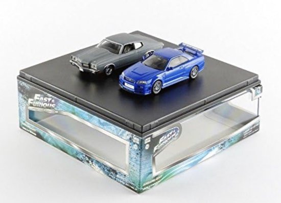 The Fast And The Furious Nissan Skyline R34 GT-R & Chevrolet Chevelle SS 1:43